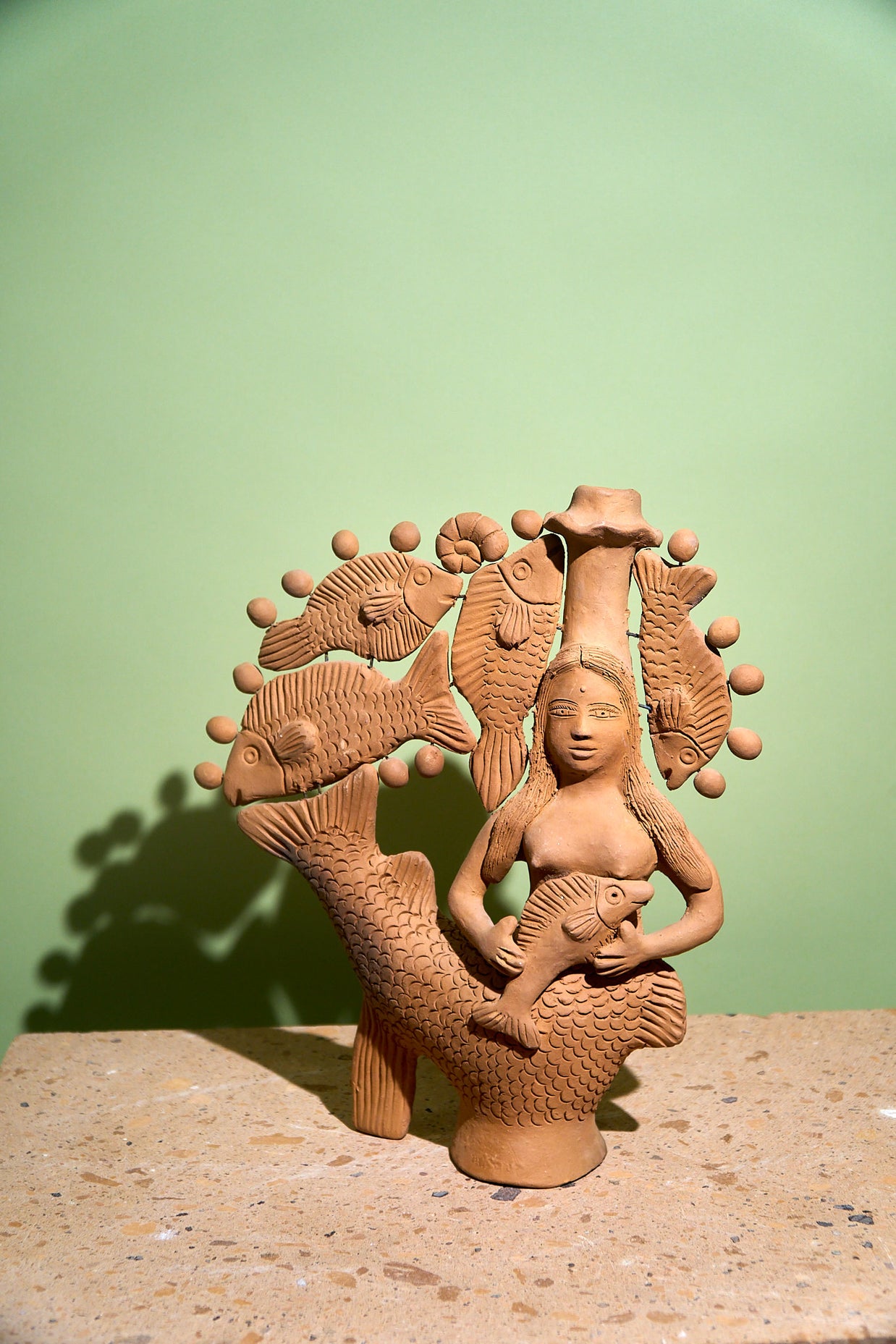 Sirena de candelabro