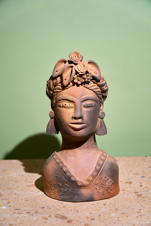 Maceta de busto mujer