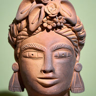 Maceta de busto mujer