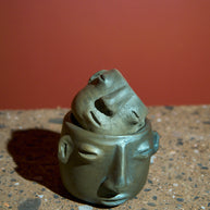 Vaso de cara redondo