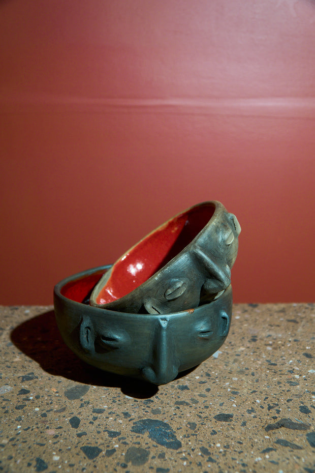 Tazón de cara grande